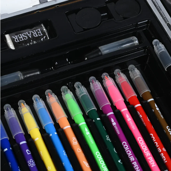 BLUE UNICORN BRIEFCASE PAINTING SET OF 128 [PD][1Pc] | TK-0420
